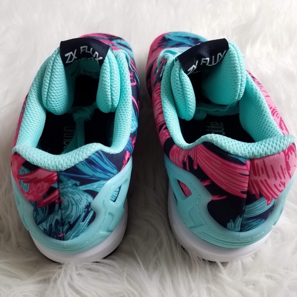 Adidas ZX Flux Torsion Athletic Shoes US 5.5 Pink - Picture 4 of 8